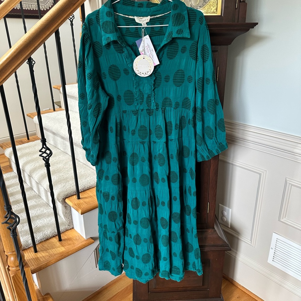 Umgee Long Sleeve Maxi Dress